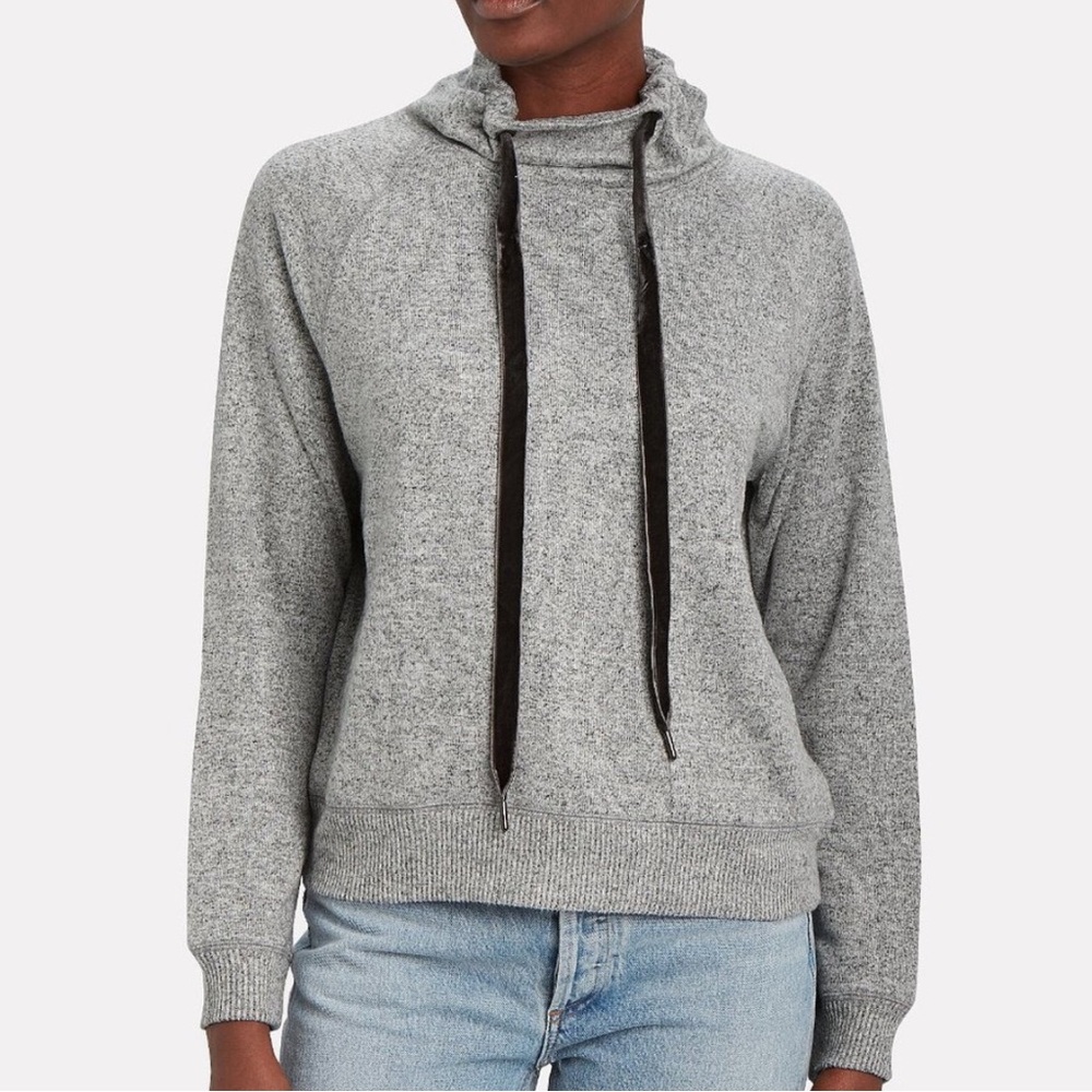 RAILS Faith Cowl Neck Grey Sweatshirt. Size Small